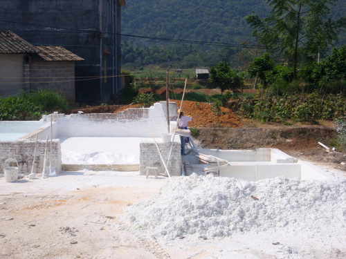 White Wash construction cover.